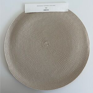 NEW ZARA HOME Round Placemats - set of 2